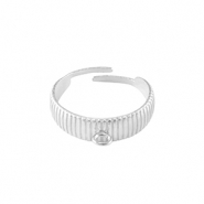 Ringe aus Stainless Steel - Rostfreiem Stahl mit &Ouml;se Silber