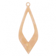 Resin Anh&auml;nger Peach blush opal