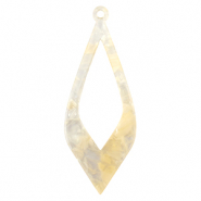 Resin Anh&auml;nger Sand beige transparent