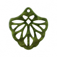 Resin Anh&auml;nger Moss green