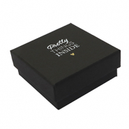 Schmuck-(Geschenk)-Box "Pretty things inside" Black