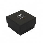 Schmuck-(Geschenk)-Box "Pretty things inside" Black