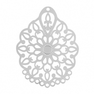 Stainless Steel - Rostfrei Stahl Anh&auml;nger Bohemian Silver