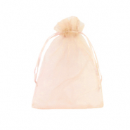 Schmuckbeutel Organza 10x12cm Apricot&nbsp;