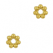 Stainless Steel - Rostfrei Stahl Perlen Spacer Bali Ringe 5mm Gold