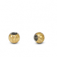 Stainless Steel - Rostfrei Stahl Perlen 3mm Gold