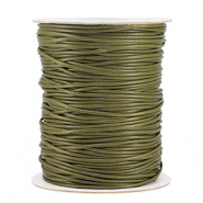 Makramee Band geflochten 1.5mm Moss green