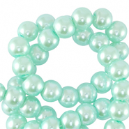 Glaswachsperlen 8mm Light mint green