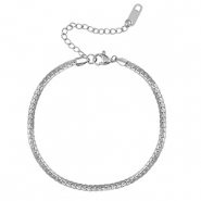 Armb&auml;nder aus Stainless Steel - Rostfreiem Stahl Silver