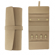 Schmuckreiseetui Gro&szlig; Taupe