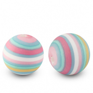 Silikonperlen 15mm runden Multicolor