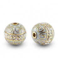 Bohemian-Perlen Grey