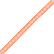 Schmuckband mit Text Diamant Orange-light pink