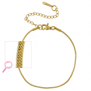 Armbänder aus Stainless Steel - Rostfreiem Stahl Gold