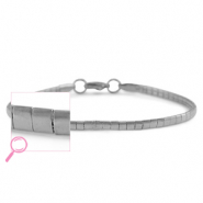 Armbänder aus Stainless Steel - Rostfreiem Stahl Silver