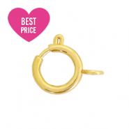 Stainless Steel - Rostfreiem Stahl Schmuckzubeh&ouml;r Verschluss 6x8mm Gold