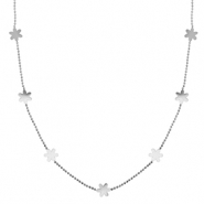 Ketten aus Stainless Steel - Rostfreiem Stahl Blume Silver