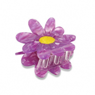 Haarschmuck Haarklemme Blume Purple