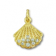 Brass TQ Metall Anh&auml;nger H&uuml;lse Gold