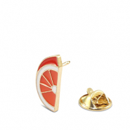 Anstecker Orange Orange-white-red-gold