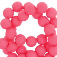 4 mm Acrylperlen Neon pink
