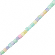 Muschel Perlen Tube Pastel multicolor