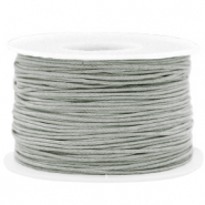 Wachskordel 1mm Grey