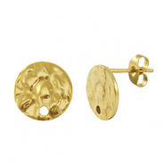 Ohrringe aus Stainless Steel - Rostfreiem Stahl Ohrstecker Gold