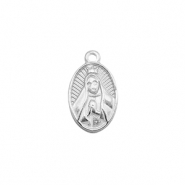 Stainless Steel - Rostfrei Stahl Anh&auml;nger Betende Madonna Silver