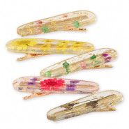 Mixed-haaraccessoires haarclip Getrocknete Blümchen Mixed colors