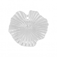 Stainless Steel - Rostfrei Stahl Anh&auml;nger Seerose Silver