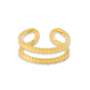 Ringe aus Stainless Steel - Rostfreiem Stahl Gold