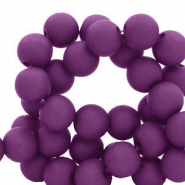 6 mm Acrylperlen Dark purple