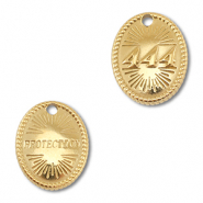 BY31® Stainless Steel - Rostfrei Stahl Anhänger Engelszahlen 444 / Protection Gold