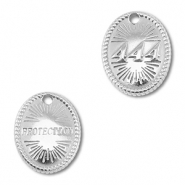 BY31® Stainless Steel - Rostfrei Stahl Anhänger Engelszahlen 444 / Protection Silver