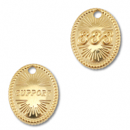 BY31® Stainless Steel - Rostfrei Stahl Anhänger Engelszahlen 333 / Support Gold