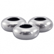 DQ Metall Perlen 7x3mm Antik silber (Nickelfrei)