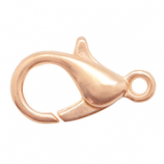 Metall Zubeh&ouml;r DQ Karabinerverschluss 10mm Rosegold (Nickelfrei)
