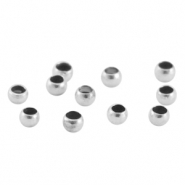 DQ Metall Quetschperlen 2.5mm Antik silber (Nickelfrei)