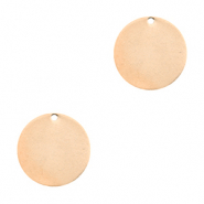 Designer Quality Metall f&uuml;r ImpressArt Anh&auml;nger 12mm Rosegold (Nickelfrei)