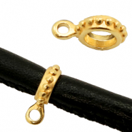 Metall Anhänger DQ 8mm Gold (Nickelfrei)