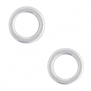 Metall Zubeh&ouml;r DQ Ring 6mm Antik silber (Nickelfrei)