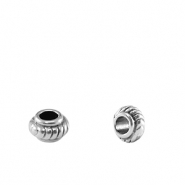 Metall Perlen DQ Spacer Bali Ringe 6mm Antik silber (Nickelfrei)