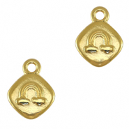 Metall Anh&auml;nger DQ Regenbogen Gold (Nickelfrei)