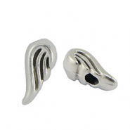 Metall Perlen DQ Engelsfl&uuml;gel Antik silber (Nickelfrei)