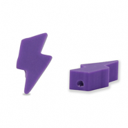 Polymer Perlen Blitz Purple