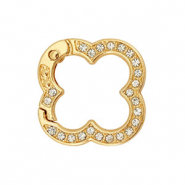 Farbiges Zubehör Schlüssel Anhänger Blume Gold