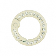 Farbiges Zubehör Schlüssel Anhänger Ring Off white