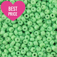 Glasperlen Rocailles 12/0 (2mm) Light green