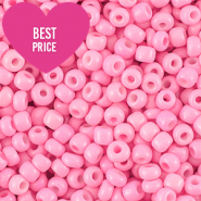 Glasperlen Rocailles 8/0 (3mm) Pretty pink
